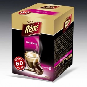 Cafe Rene - Lungo Forte - Coffee Capsules for Nespresso